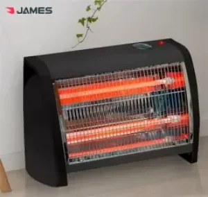 Calefactor James a cuarzo Tcc 1400 bk